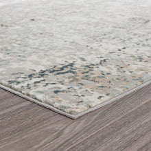 9 X 12' Gray Cream And Taupe Abstract Stain Resistant Area Rug