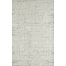 4' X 6' Ivory And Gray Floral Stain Resistant Area Rug
