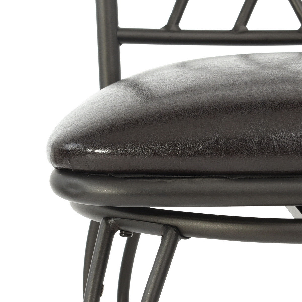 兩把 38 英寸棕色小吧椅套裝