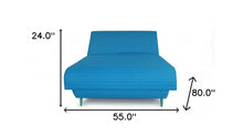 Full Adjustable Turquoise Upholstered 100% PolyesterNo Bed With Mattress