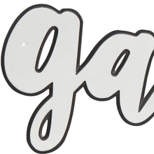 White And Black Metal Gather Wall Decor