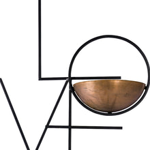 Black And Gold Metal Love Wall Decor