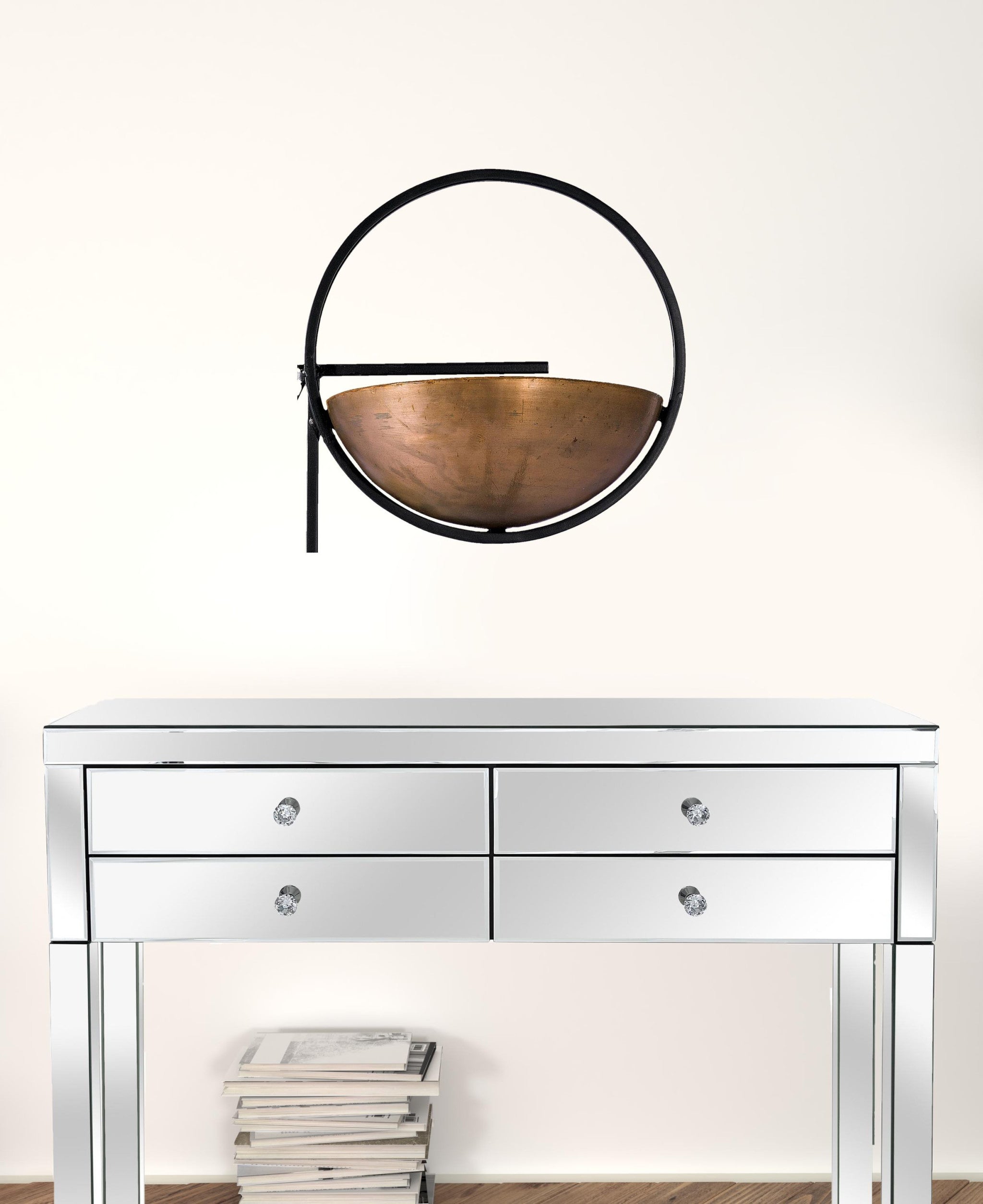 Black And Gold Metal Love Wall Decor