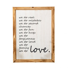 Black and White We Do Love Wall Decor