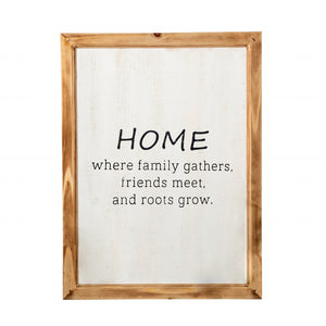 Brown Manufactured Wood Home Wall Decor