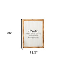 Brown Manufactured Wood Home Wall Decor