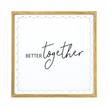 Brown And White Manufactured Wood Better Together Wall Decor