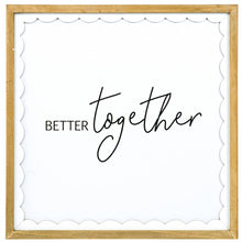 Brown And White Manufactured Wood Better Together Wall Decor