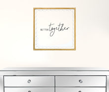 Brown And White Manufactured Wood Better Together Wall Decor