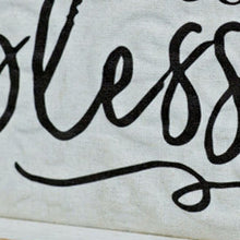 Black And White Manufactured Wood Count Your Blessings Wall Decor