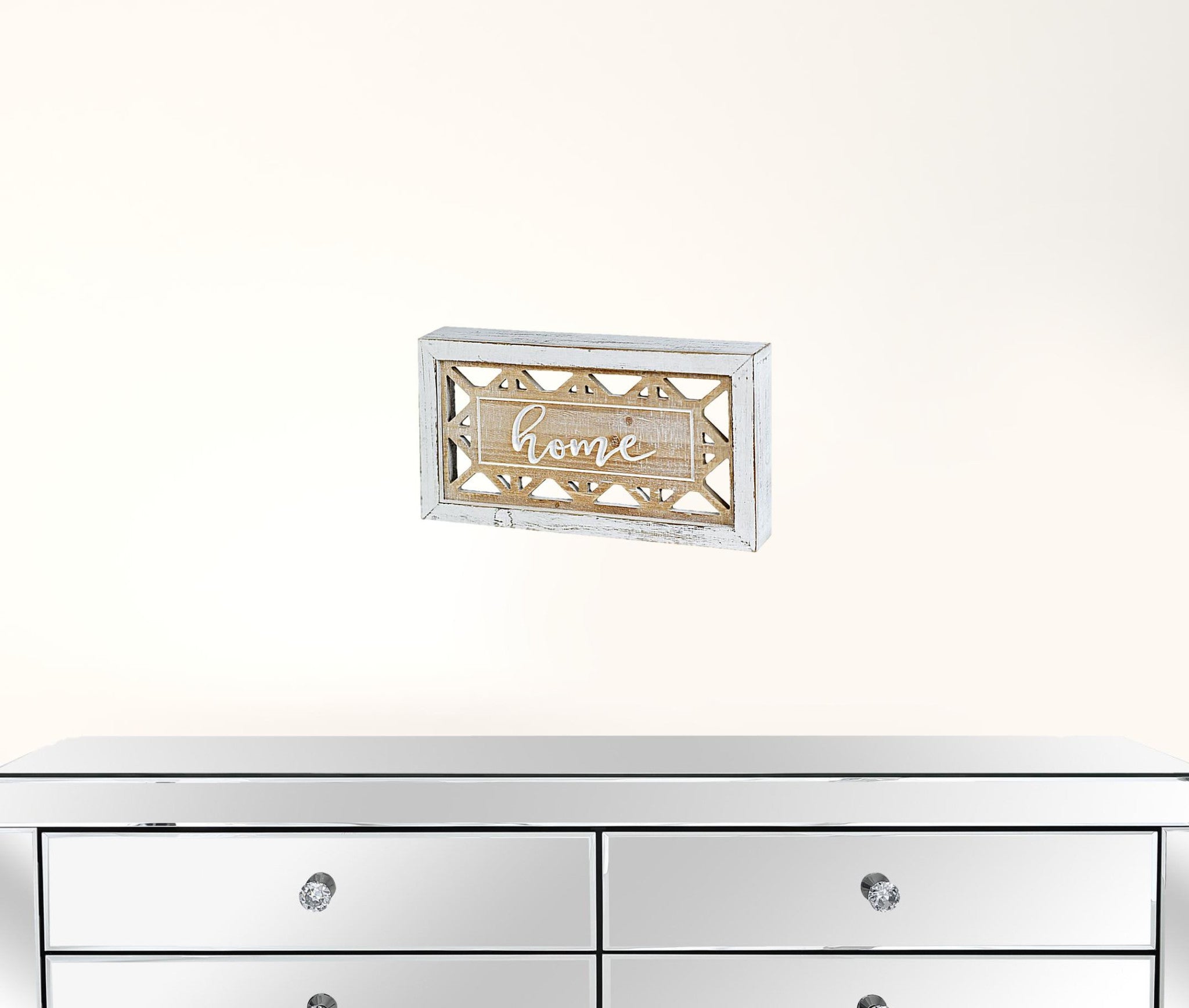 Brown And White Wood Home Wall Decor