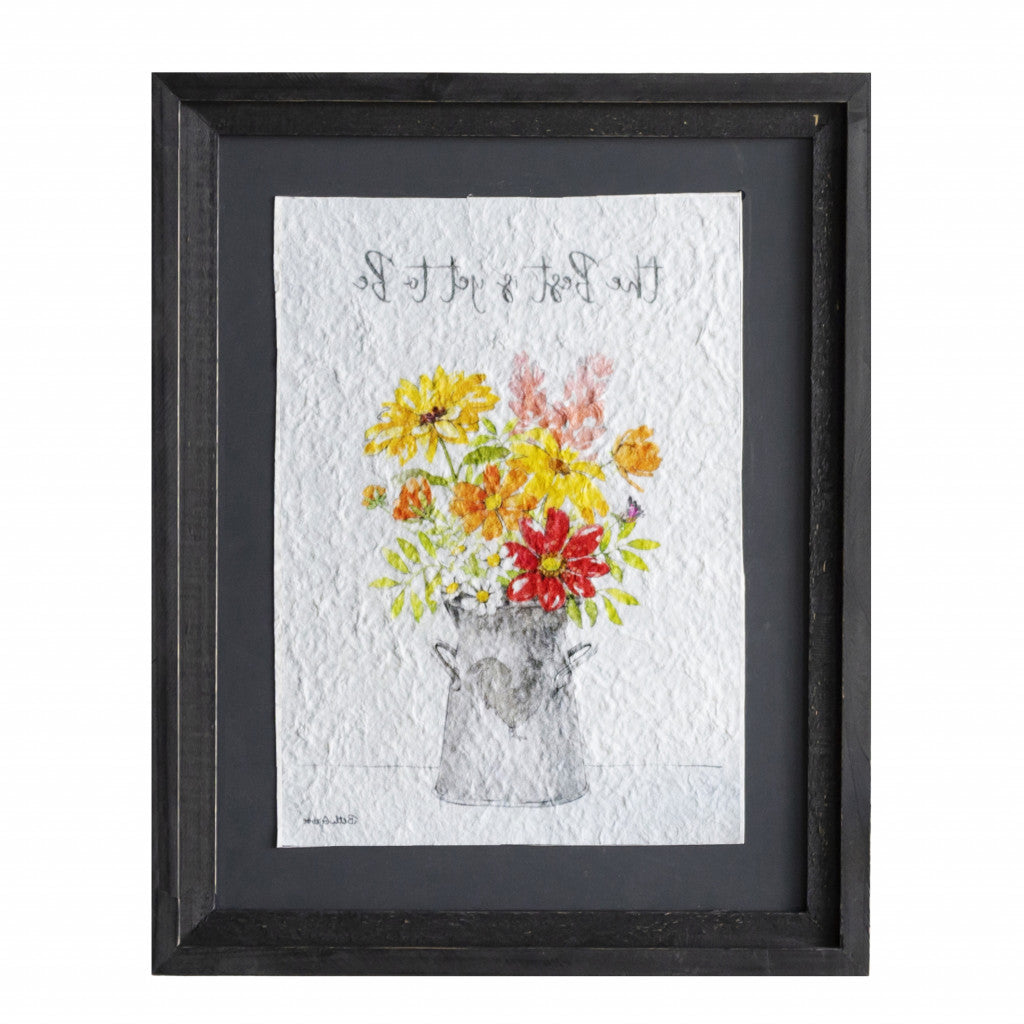 Black Manufactured Wood The Best Is Yet To Be Wall Decor