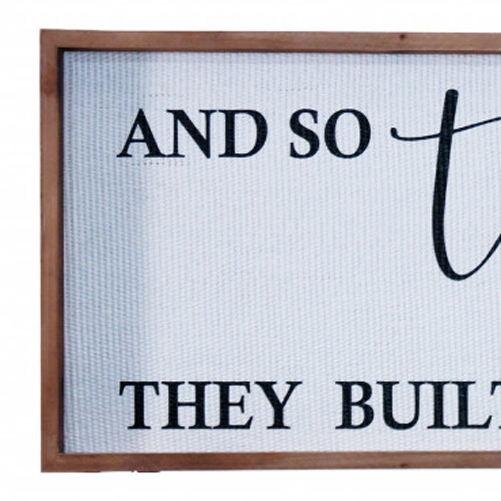 Black And White Together They Built The Life They Loved Wall Decor