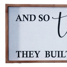 Black And White Together They Built The Life They Loved Wall Decor