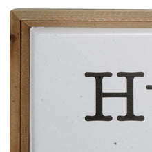 Black And White Metal and Wood Humble And Kind Wall Decor