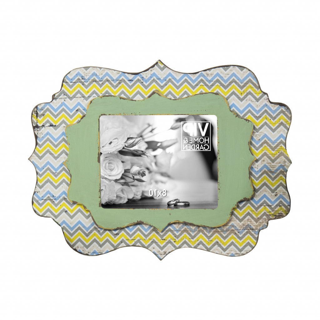 Green Yellow Manufactured Wood Wall Decor