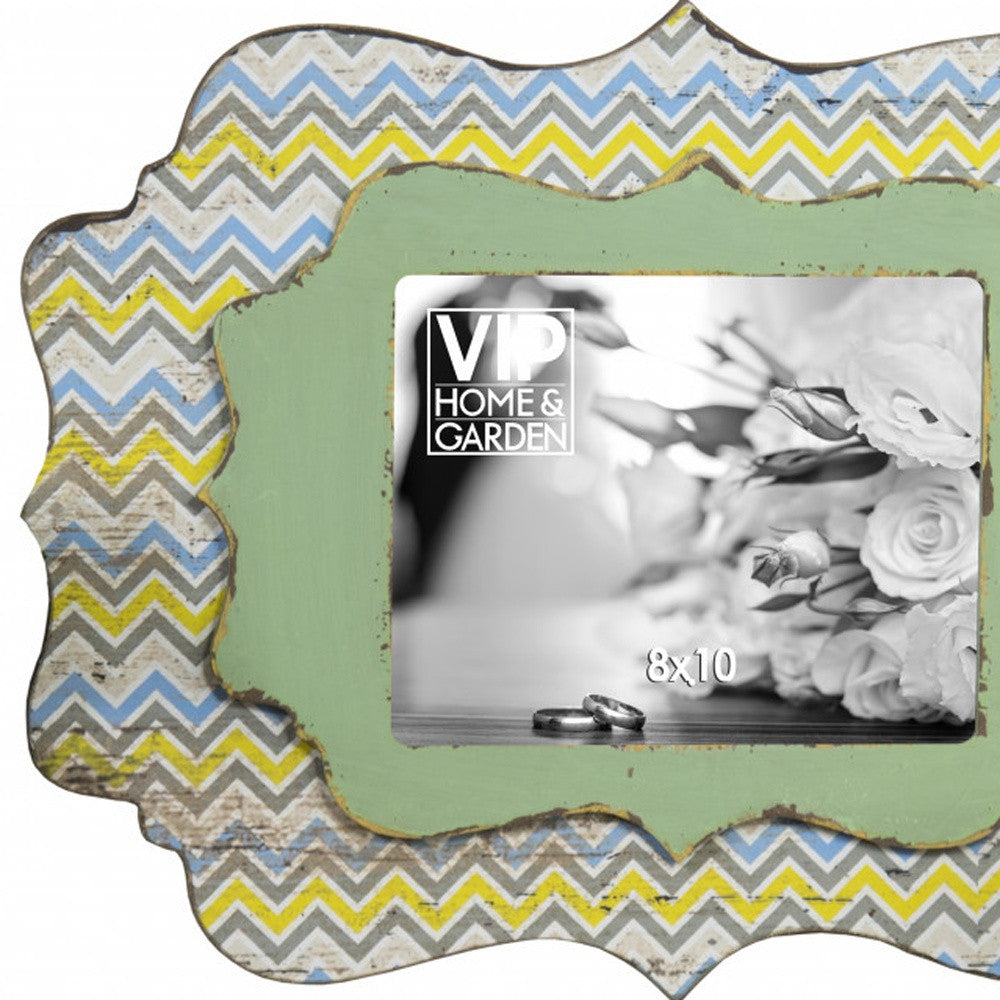 Green Yellow Manufactured Wood Wall Decor