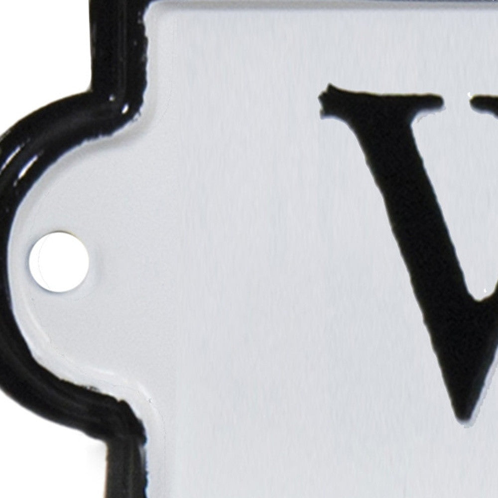 Black And White Metal Wi-Fi Wall Decor