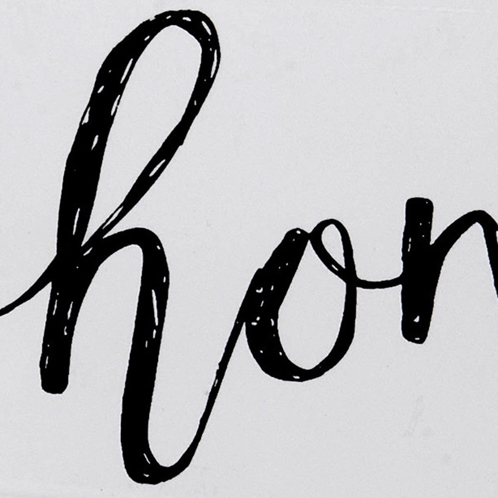 Black And White Metal It's So Good To Be Home Wall Decor