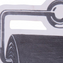 Black and White Metal Wipe Your Butt Bathroom Wall Decor