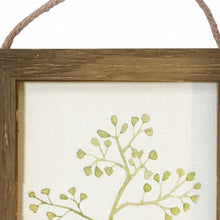 Brown Leaves Wood Frame Wall Decor