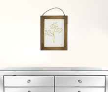 Brown Leaves Wood Frame Wall Decor