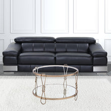 Mesa de centro redonda con espejo de 32 