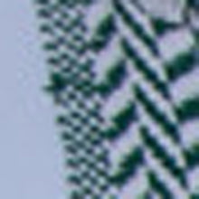 Green Woven Cotton Herringbone Throw