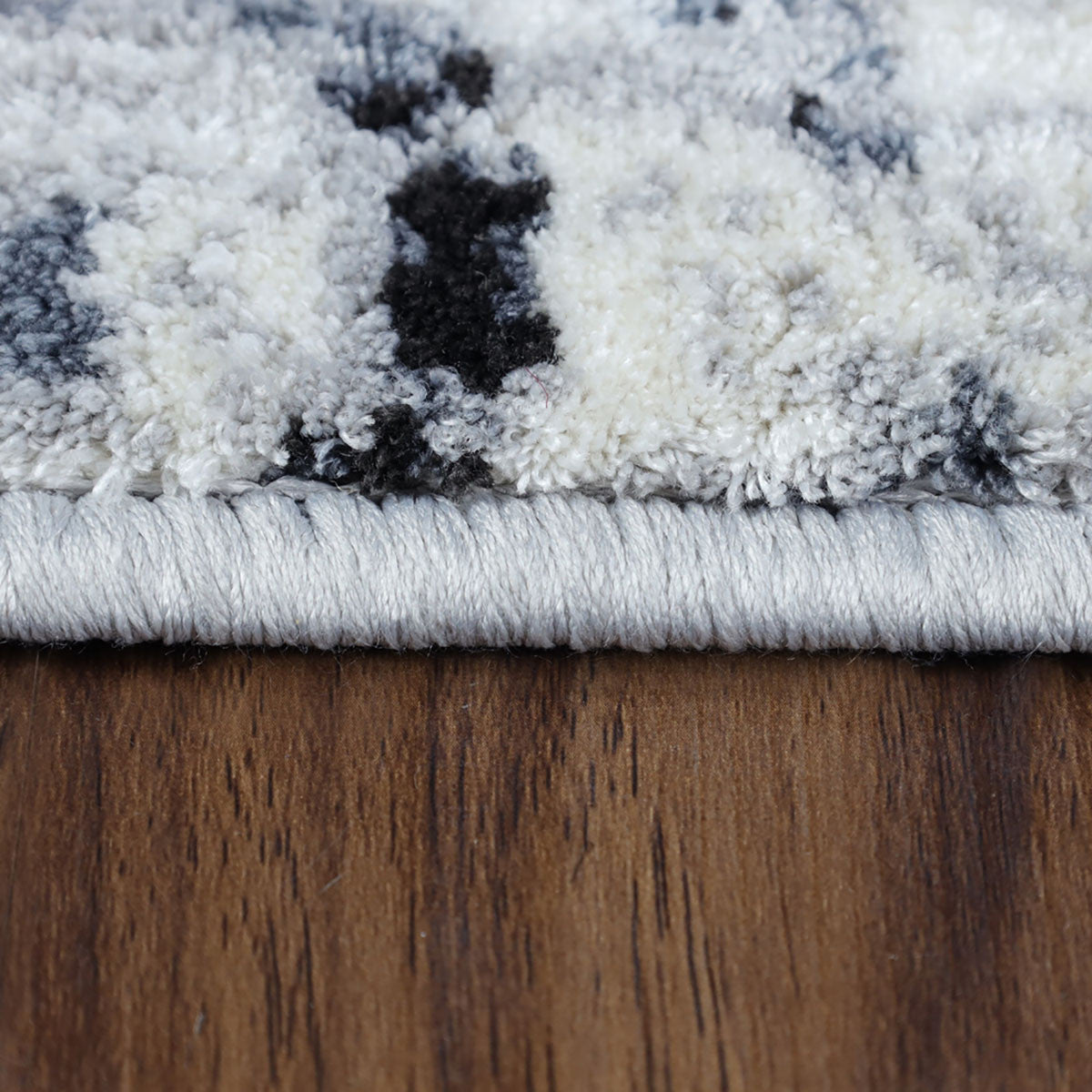 8' X 10' Platinum Floral Vines Power Loom Stain Resistant Area Rug