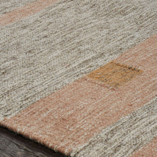 5' X 8' Vanilla Cream Geometric Flatweave Handmade Stain Resistant Area Rug With Fringe