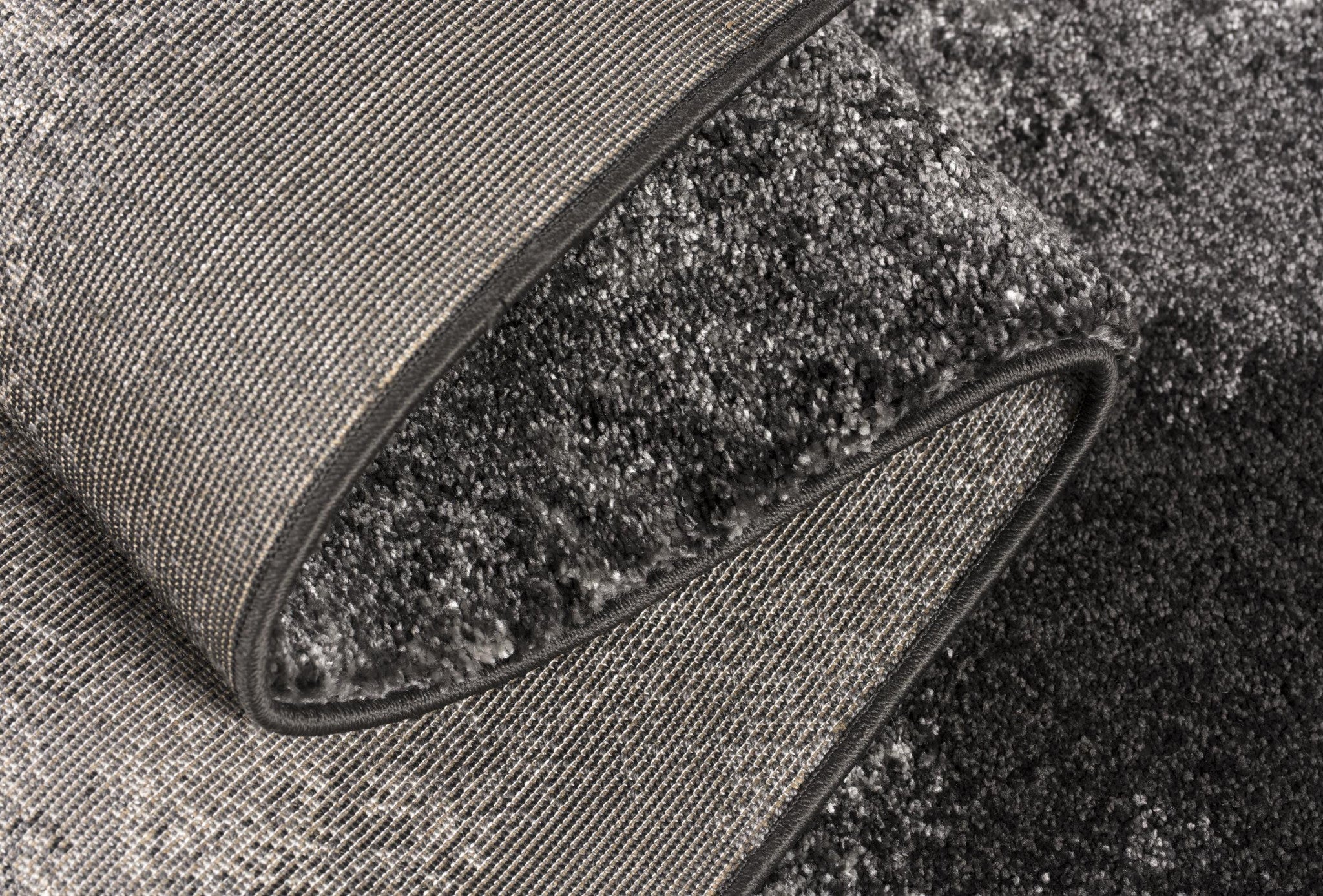 4' X 6' Black Abstract Power Loom Stain Resistant Area Rug