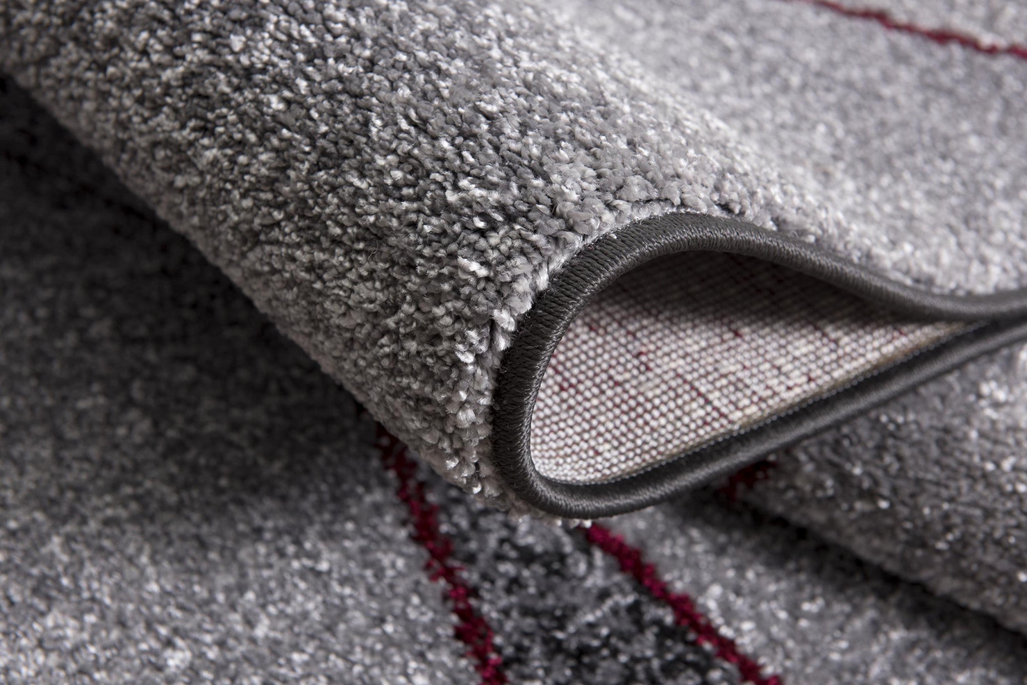 2' X 10' Grey Blue Abstract Geometric Stain Resistant Area Rug