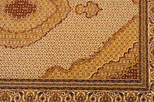 2' X 13' Cream Oriental Power Loom Stain Resistant Area Rug