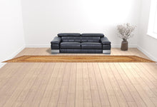 3' X 20' Cream Oriental Power Loom Stain Resistant Area Rug