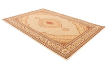 3' X 20' Cream Oriental Power Loom Stain Resistant Area Rug