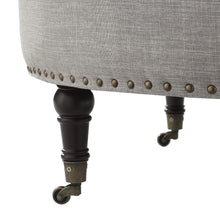 Otomana de almacenamiento redonda capitoné de 32