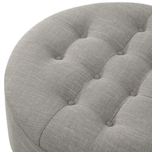 Otomana de almacenamiento redonda capitoné de 32