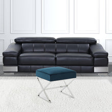 Terciopelo azul marino de 18