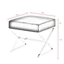 Piel sintética blanca de 18