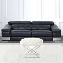 Piel sintética blanca de 18