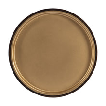 Black And Rosegold Solid Wood Round End Table 22