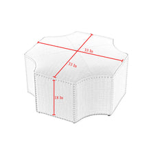 Otomana de cóctel especial de terciopelo negro de 33