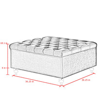 Terciopelo azul de 36