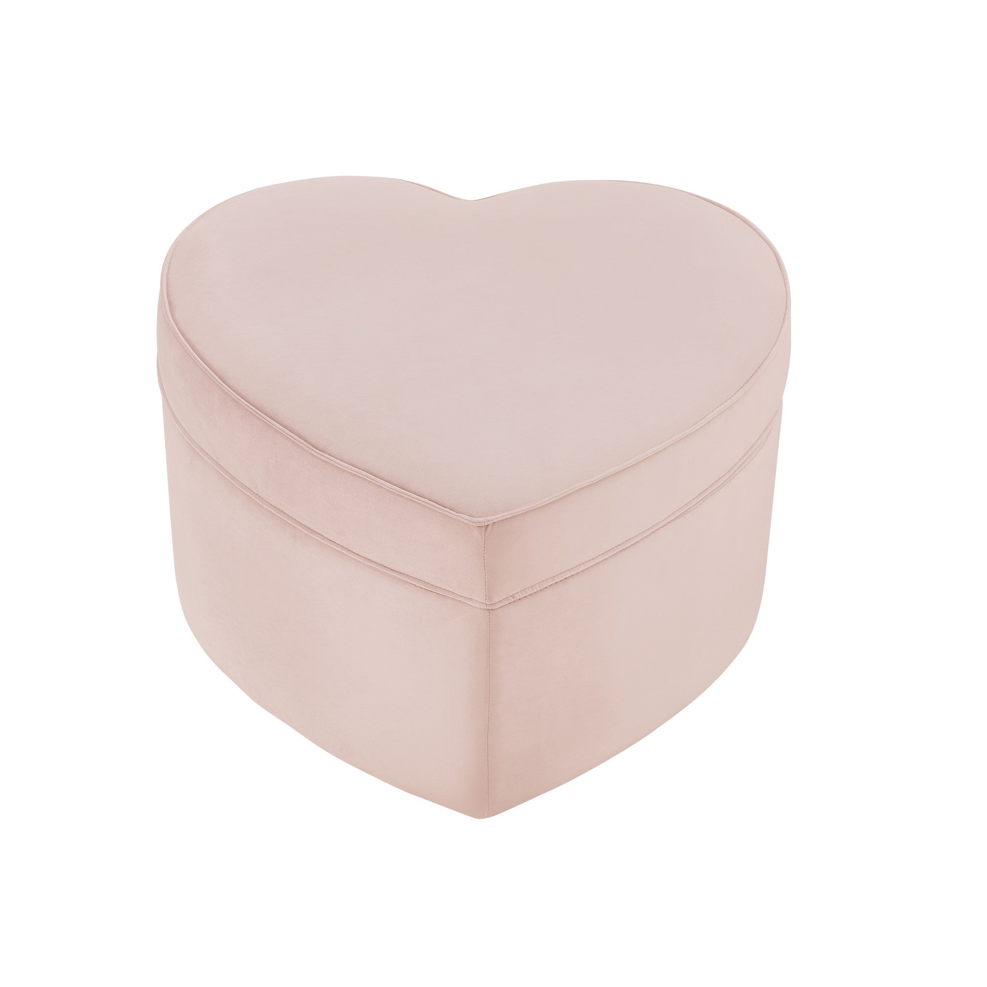 32" Blush Velvet Specialty Storage