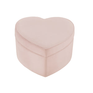 32" Blush Velvet Specialty Storage