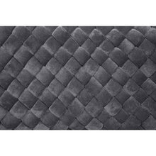 Gray And Black Upholstered Velvet Bench 39