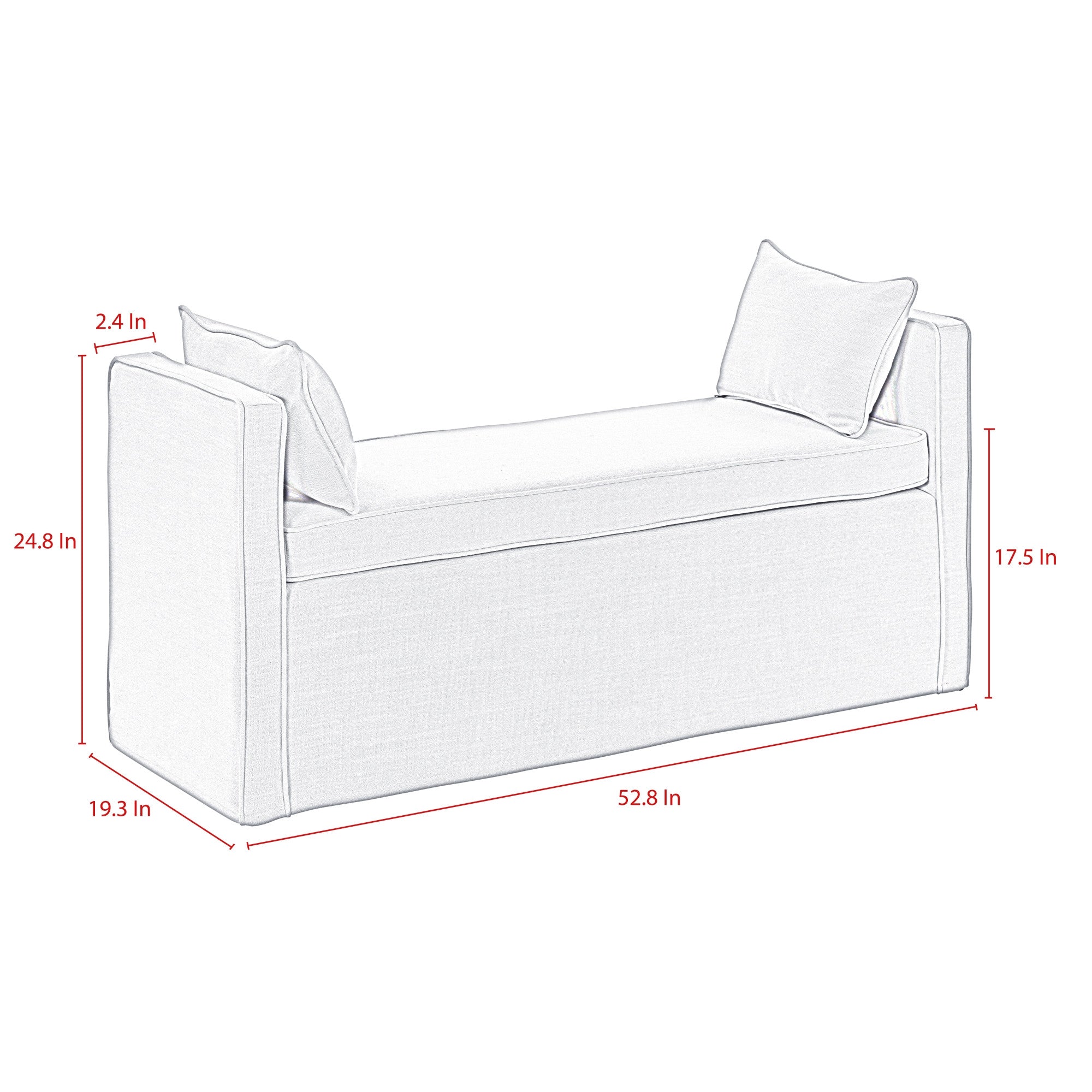 53" Blue And Black Upholstered Linen Floral Bench