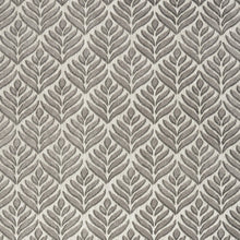 6' X 9' Charcoal Floral Stain Resistant Non Skid Area Rug