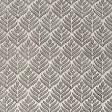 8' X 11' Charcoal Floral Stain Resistant Non Skid Area Rug