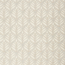 7' X 10' Ivory And Grey Floral Stain Resistant Non Skid Area Rug